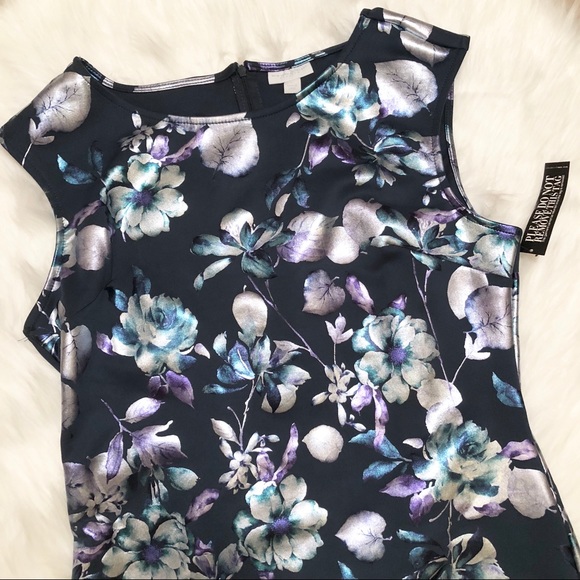 NWT New York & Company Metallic Floral Dress! - Picture 6 of 6